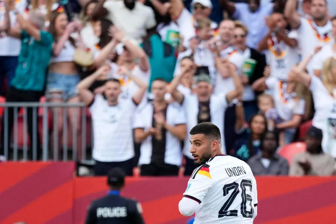 Germany striker Deniz Undav has three goals and two assists in two World Cup substitute appearances.