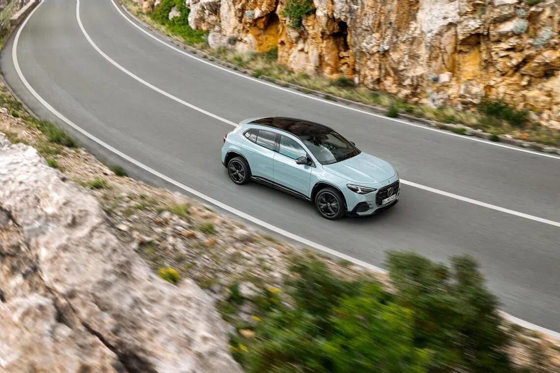 The Mercedes-Benz GLA will be available in both electric and petrol-hybrid forms.