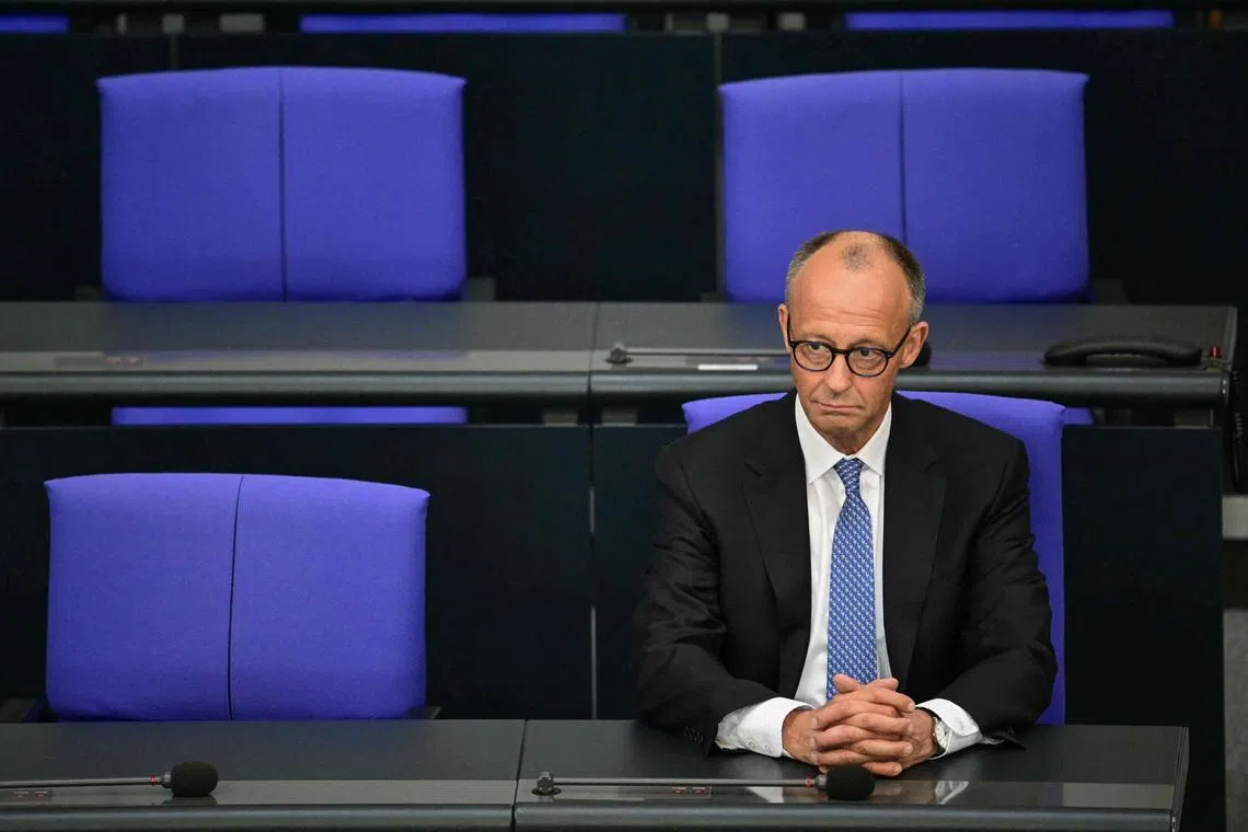 Mr Merz’s heavy focus on global events has earned him the moniker of “foreign chancellor".