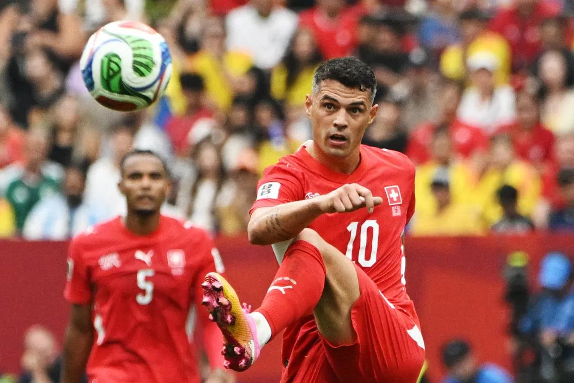 Granit Xhaka is one of three players left from Switzerland’s thrilling loss to Argentina in 2014.