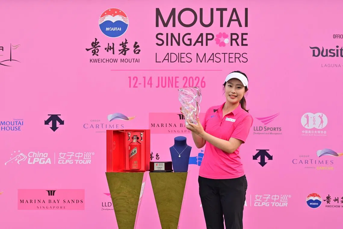 China’s Sui Xiang claims first title in three years with win at Moutai Singapore Ladies Masters