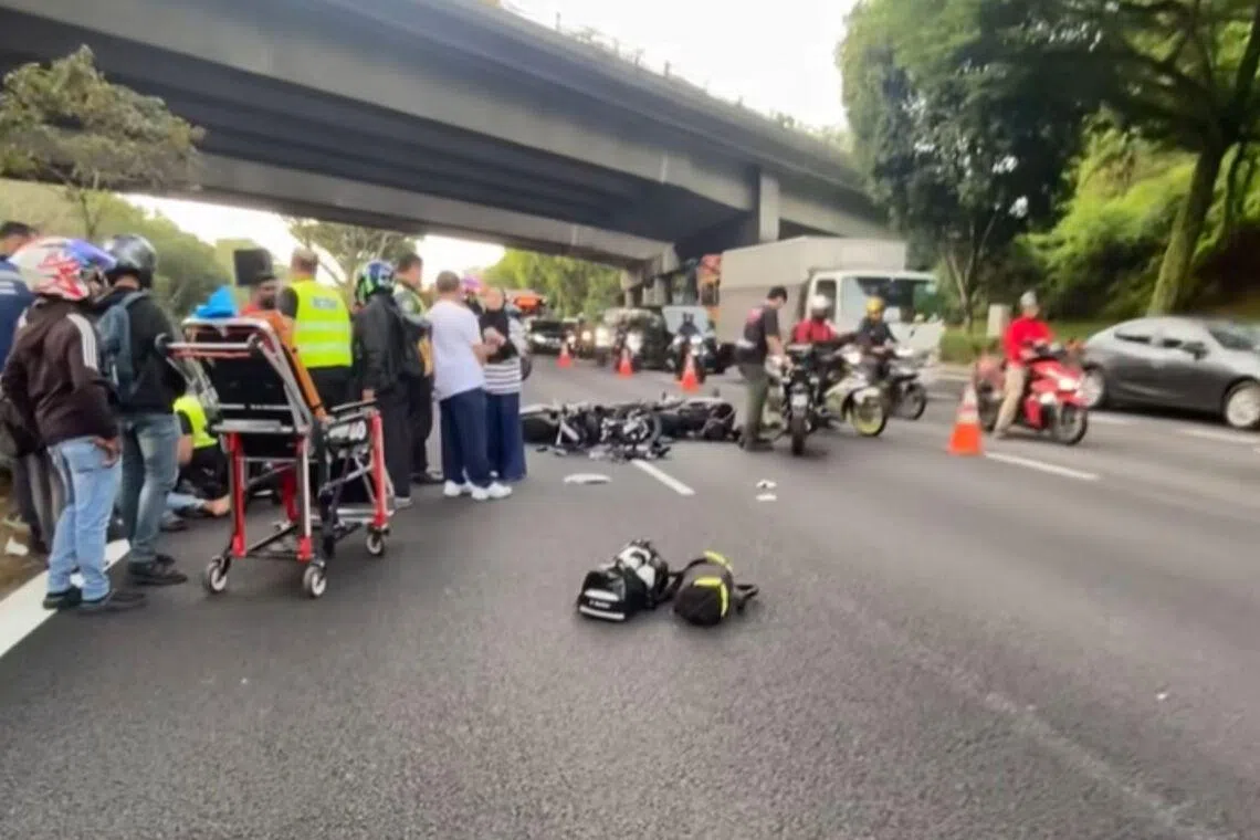 A 61-year-old male car driver is assisting with ongoing investigations.