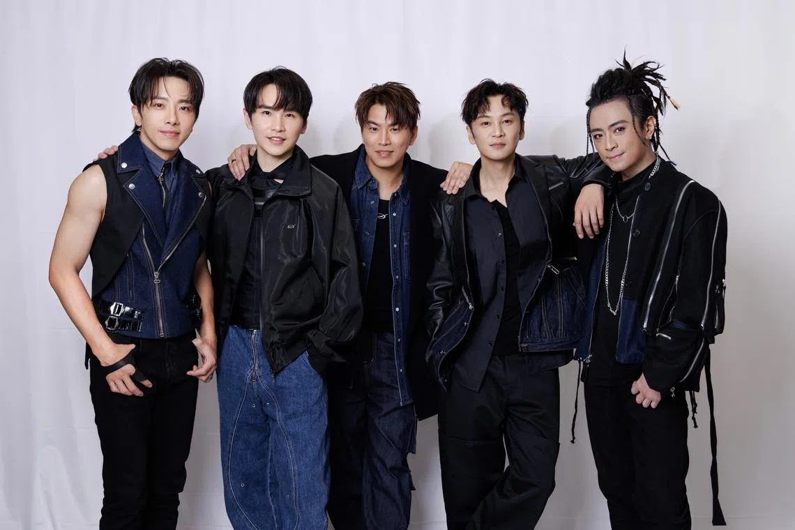 Taiwanese boy band Energy (from left: Kunda, Milk, Edy, Shuwei and Toro) will come to Singapore for a concert in November 2024.