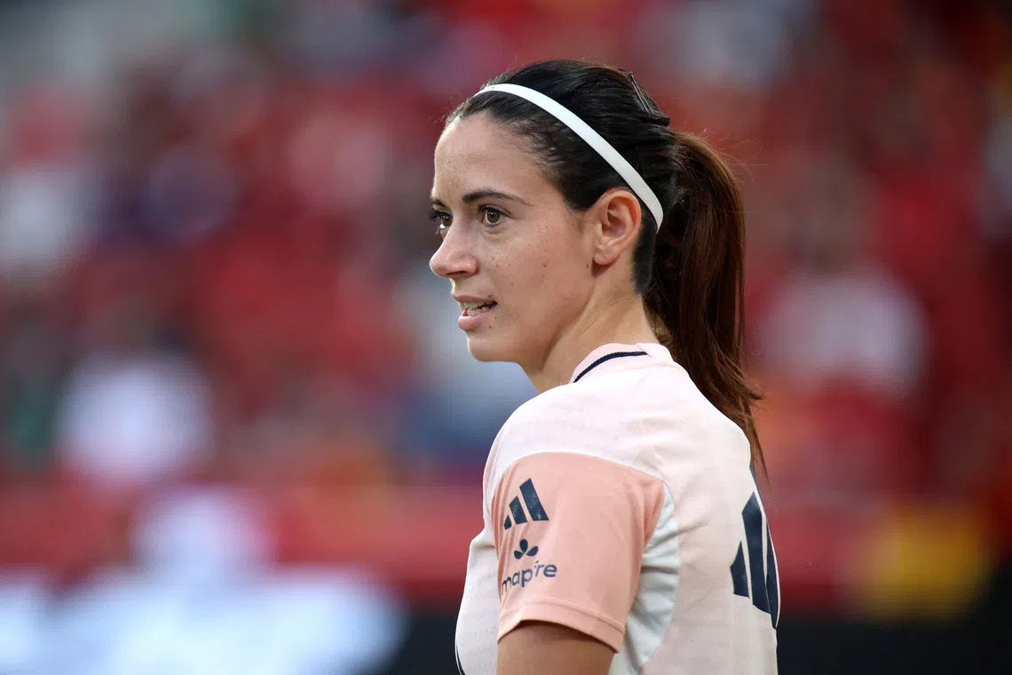 Soccer Football - FIFA Women's World Cup - UEFA Qualifiers - Group A3 - Spain v England - Estadi Mallorca Son Moix, Palma de Mallorca, Spain - June 5, 2026 Spain's Aitana Bonmati REUTERS/Francisco Ubilla