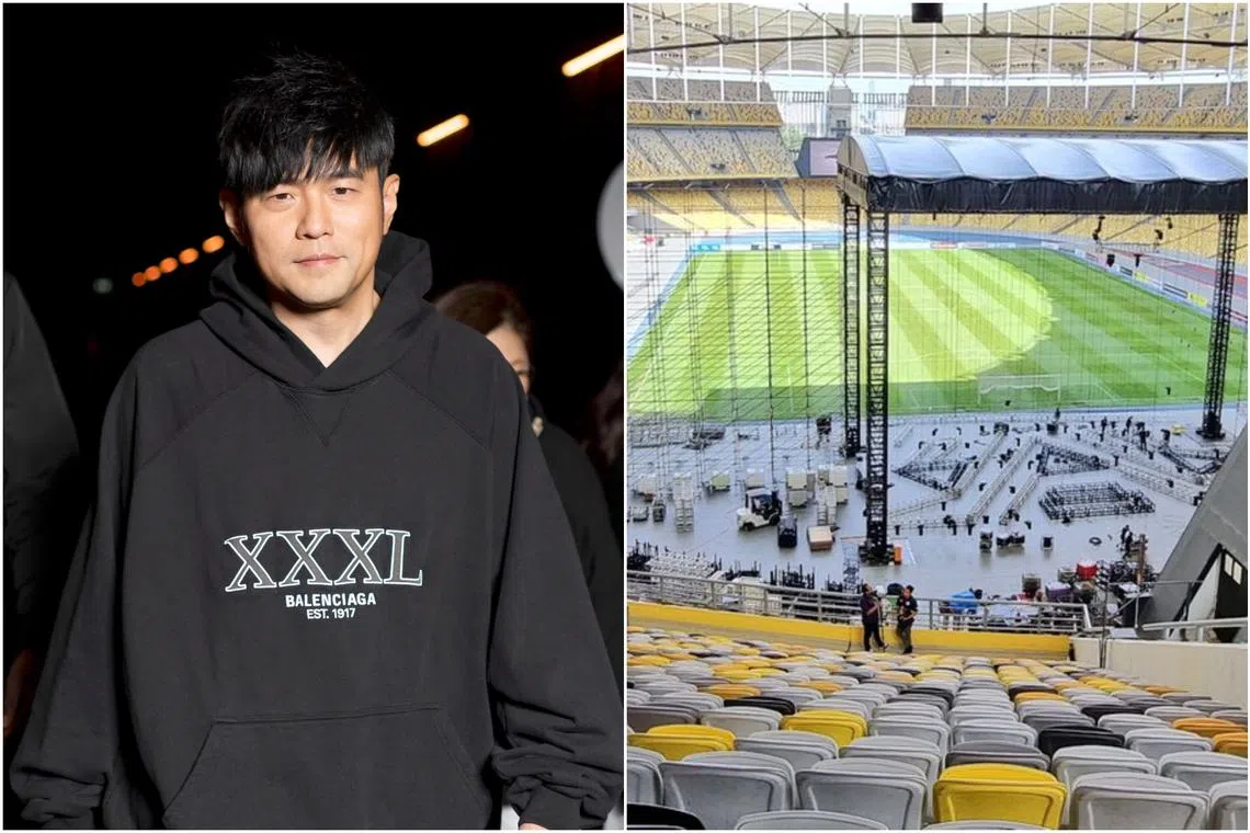 Angry Malaysian football fans had attacked Jay Chou on social media over seat shortages at the stadium.