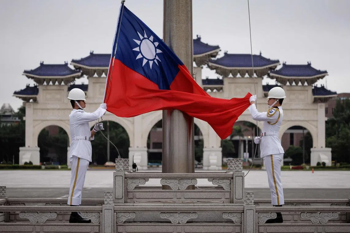 Democratically governed Taiwan, which China views as its own territory, keeps a close watch on all Chinese military activities.