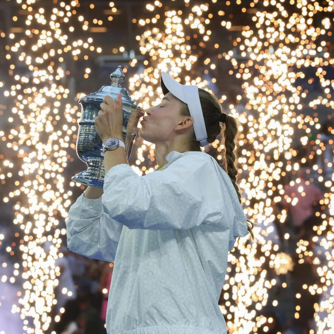 Kazakhstan’s Elena Rybakina beat the twice defending champion Aryna Sabalenka for the trophy little more than three weeks after an ankle injury that forced her out of the Cincinnati tune-up tournament