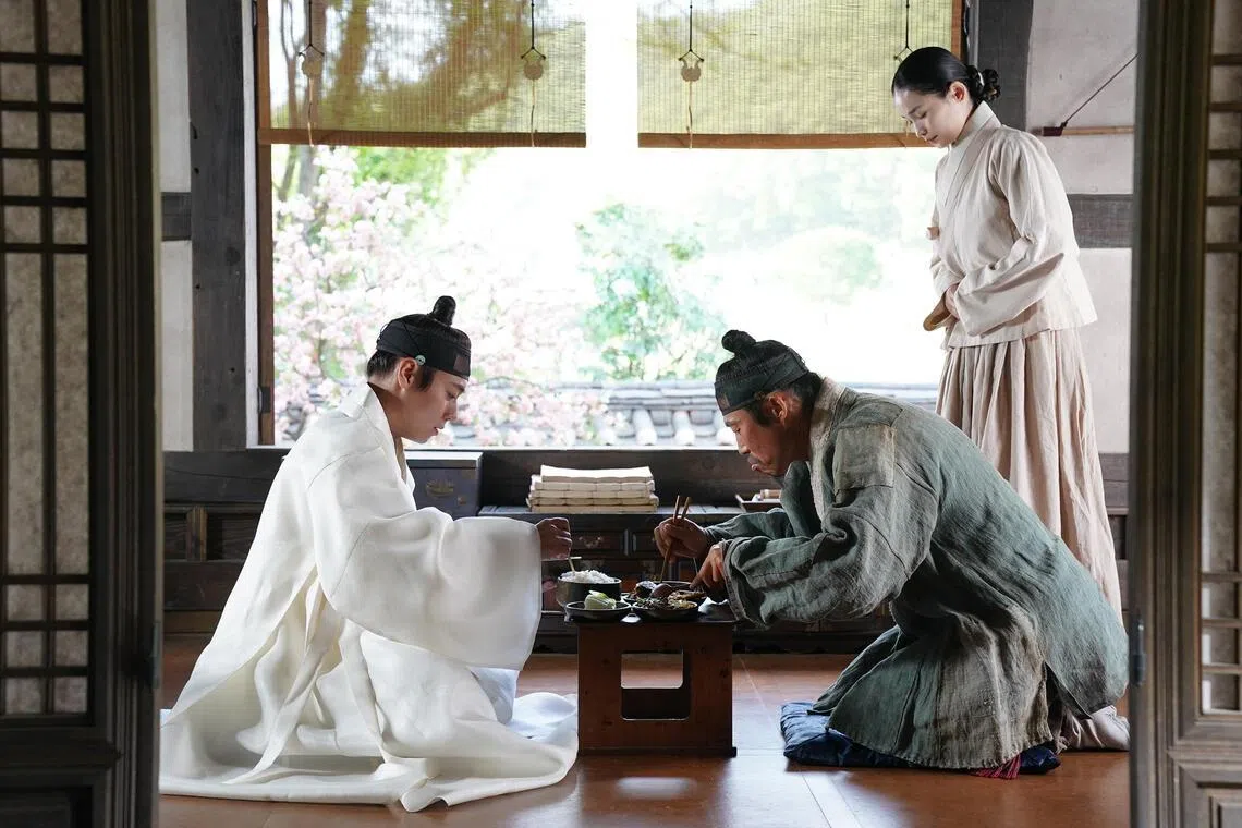 From left: Park Ji-hoon, Yoo Hai-jin and Jeon Mi-do in The King's Warden.