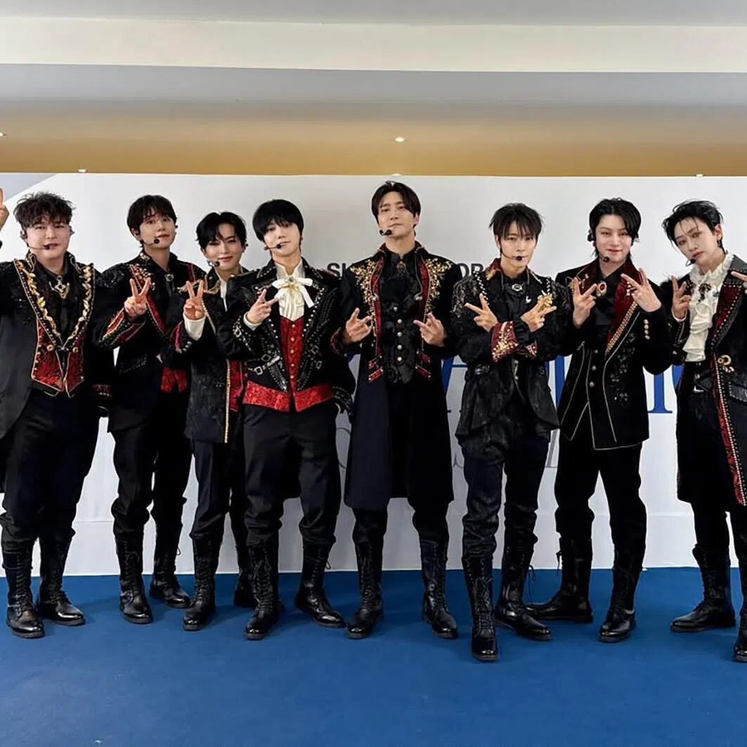 Screenshot of K-pop boy band Super Junior. Credit: SUPERJUNIOR/INSTAGRAM