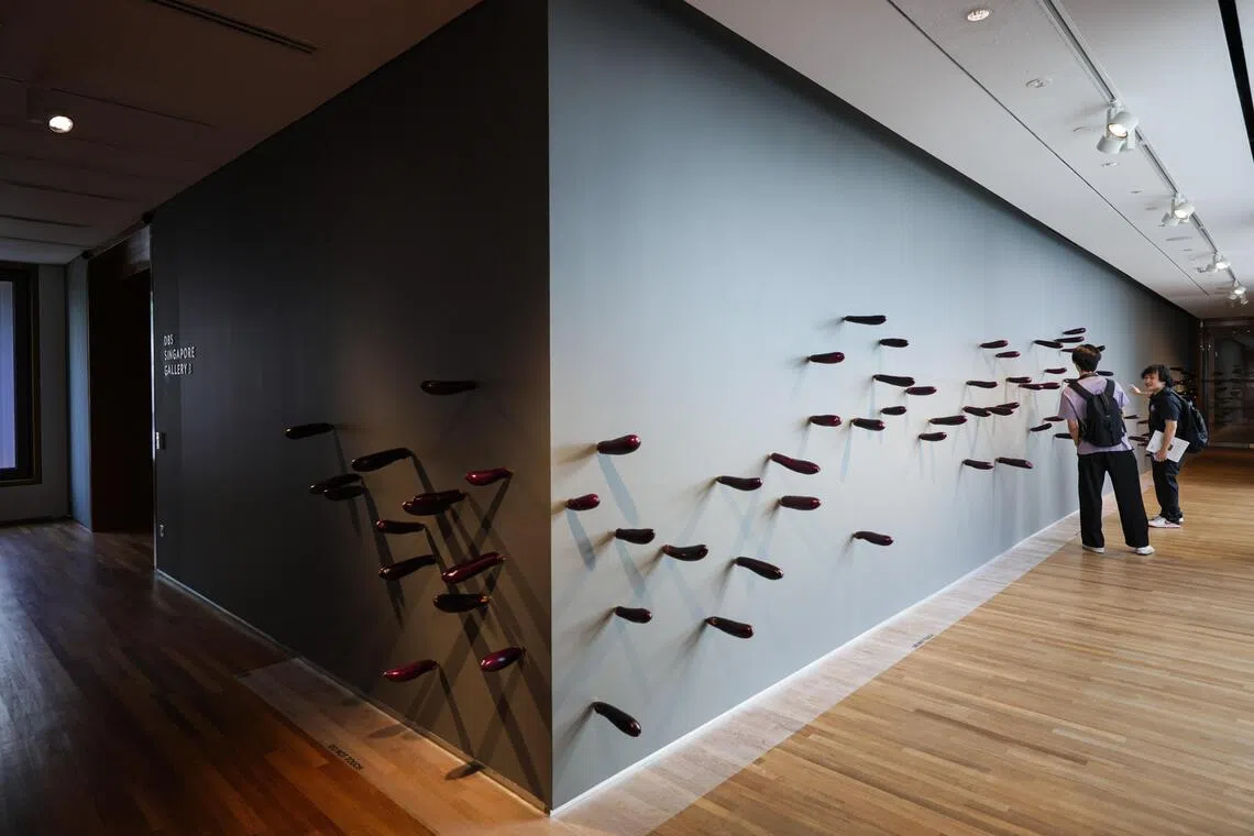 Eggplants by Suzann Victor at NGS: Instagrammable entry point to wronged artist