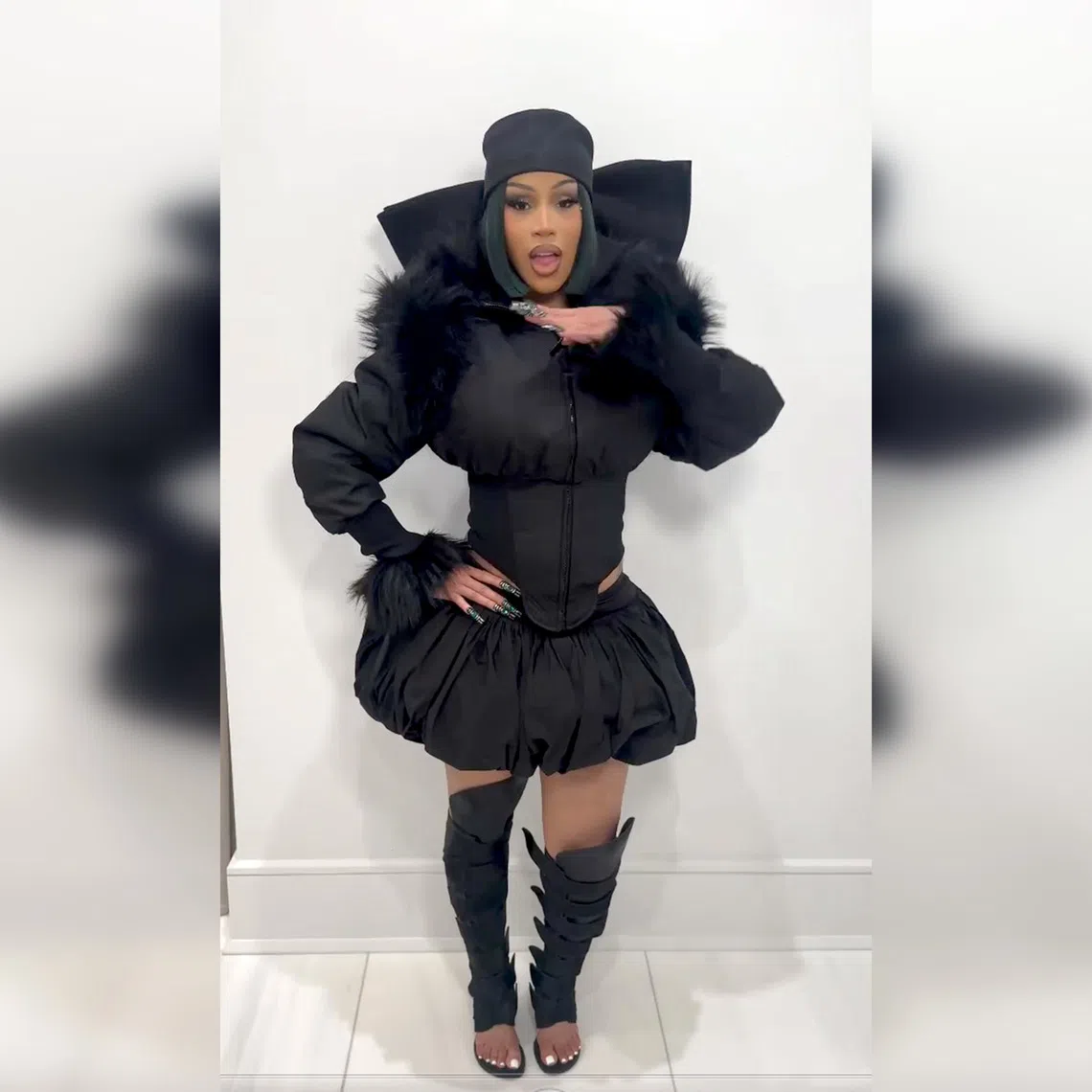 Cardi B, whose real name is Belcalis Almanzar, did not reveal when the baby was born. 