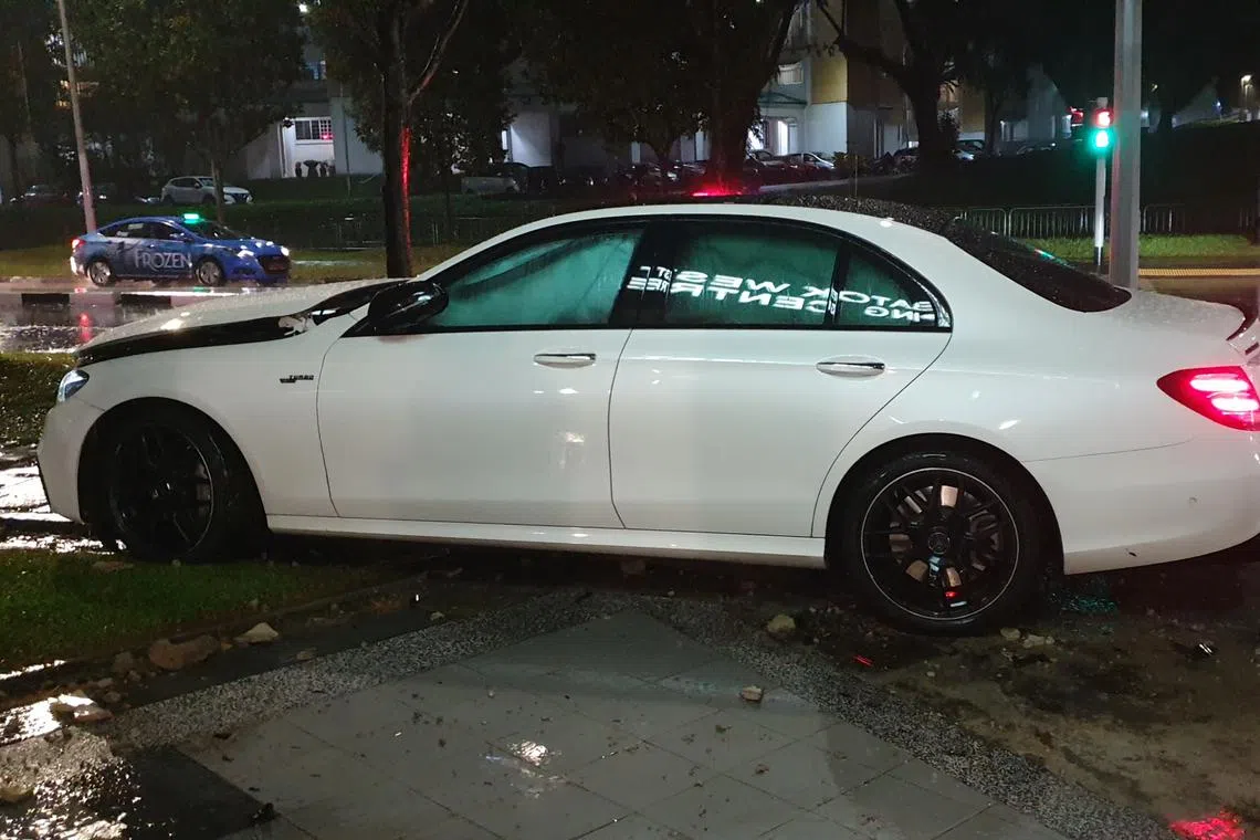 In one case, a 54-year-old man collided into a bollard in Bukit Batok West on Feb 28.