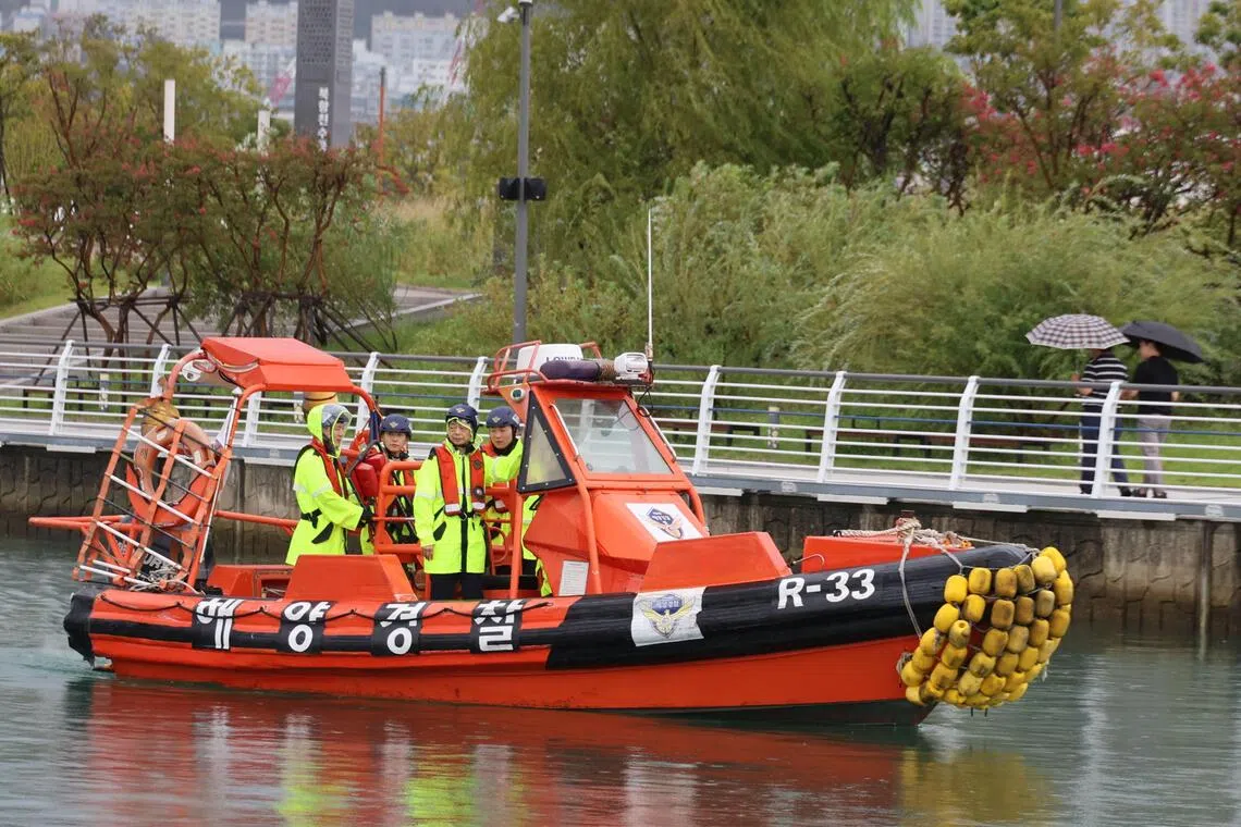 Shark remains in Busan canal after rescue bid fails