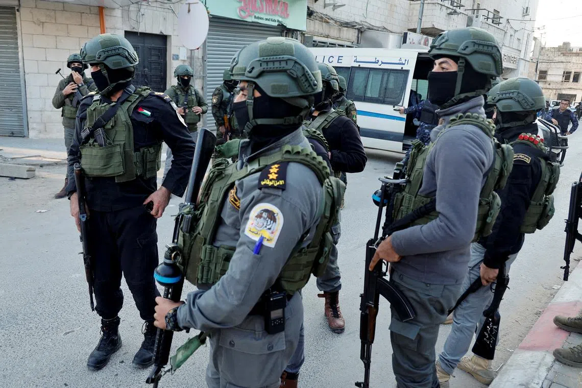 Palestinian security forces try to exert control in volatile West Bank