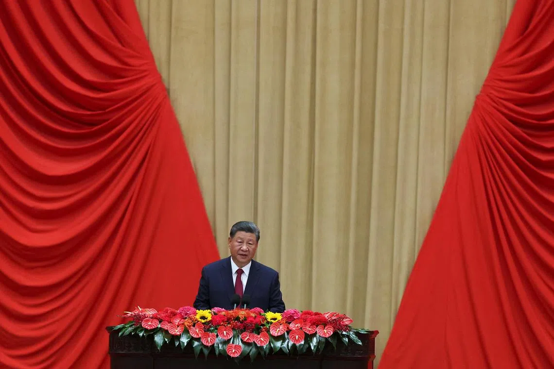 Mr Xi also urged the strategic missile troops to "resolutely fulfil the tasks entrusted by the Party and the people," state news agency Xinhua said. 