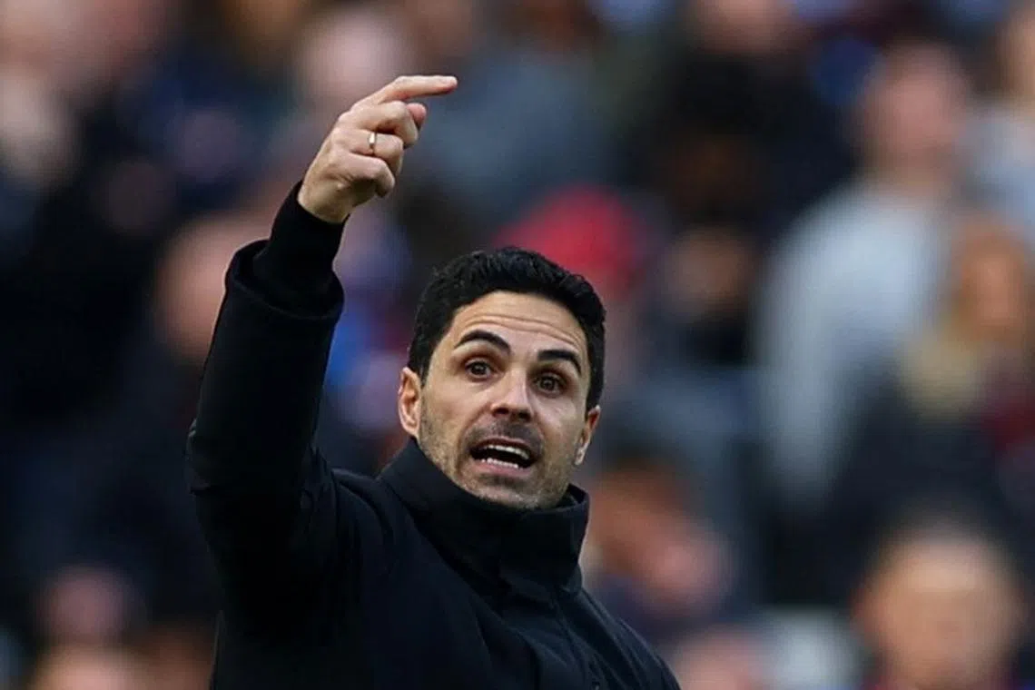 Soccer Football - Premier League - West Ham United v Arsenal - London Stadium, London, Britain - February 11, 2024 Arsenal manager Mikel Arteta REUTERS/Hannah Mckay/ File photo