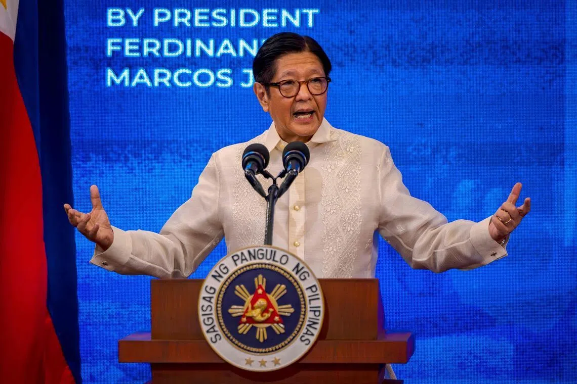 Philippines’ Marcos dispels health rumours, does jumping jacks