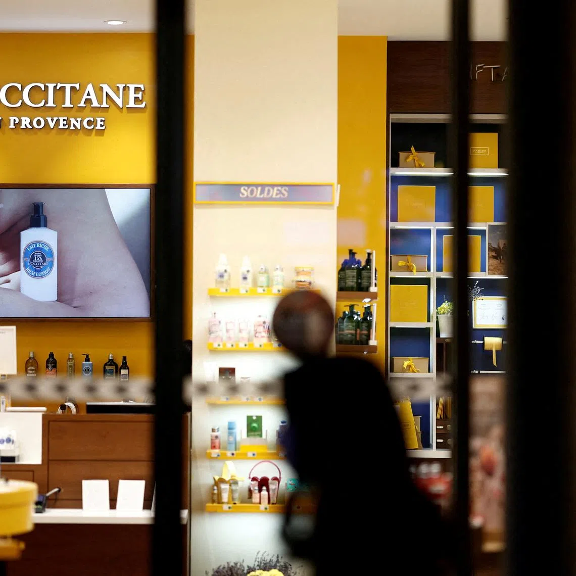 L’Occitane Groupe owned 72.39 per cent of the cosmetics company at March-end.