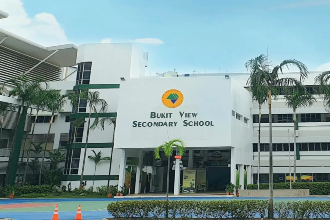 A 2023 video that recently surfaced online showed a group of students, who appear to be wearing Bukit View Secondary School uniforms, taunting a peer.