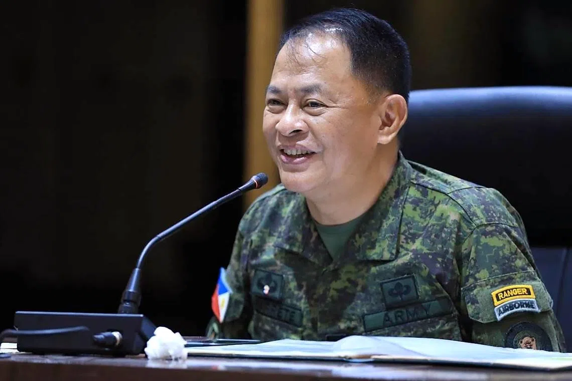 Antonio Nafarrete will take the helm of the 160,000-strong Philippine military.