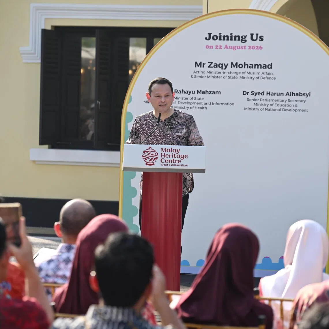Acting Minister-in-charge of Muslim Affairs Zaqy Mohamad unveiled findings by the Malay/Muslim Youth Taskforce at the M³+ Youth Festival on Aug 22.