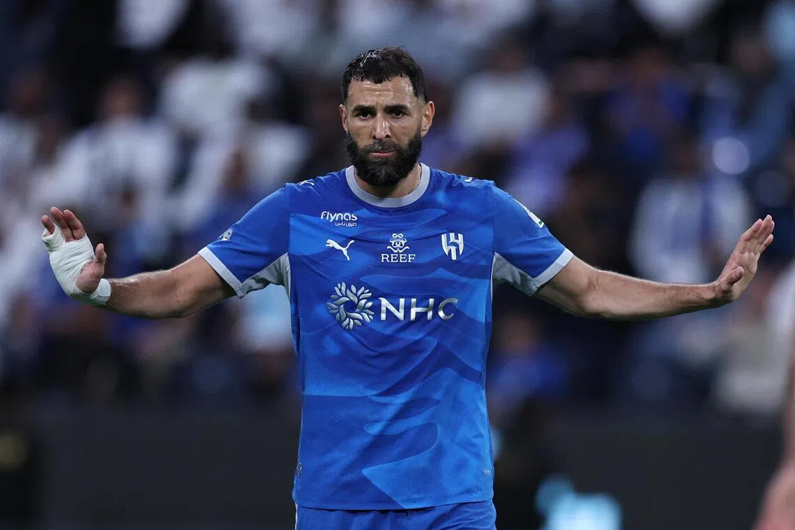 Karim Benzema joined Al Hilal less than eight months ago and had one year left on his contract.