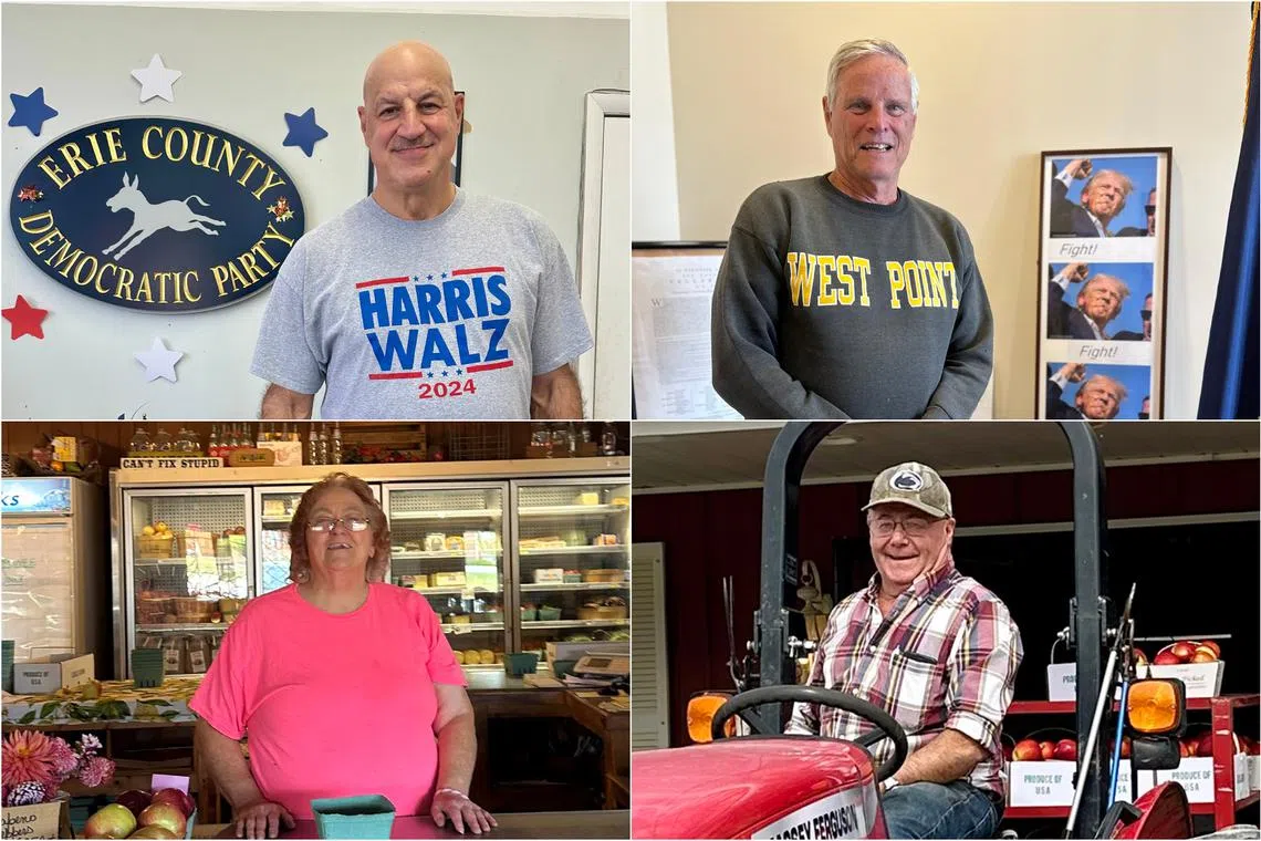 (Clockwise from top left) Mr Sam Talarico, Mr Tom Eddy, Mr Tim Burch and Ms Sheryl Peterson.