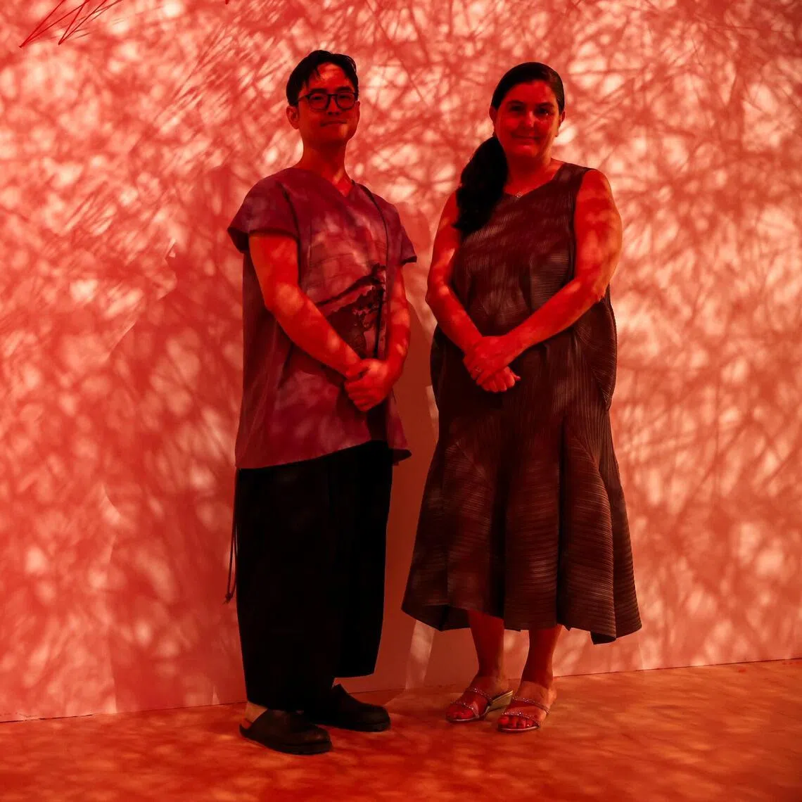 ST20260316_202637200267/Jasel Poh/cxflesh

Artists from ArtScience museum’s new major exhibition, Flesh and Bones on Mar 16, 2026.