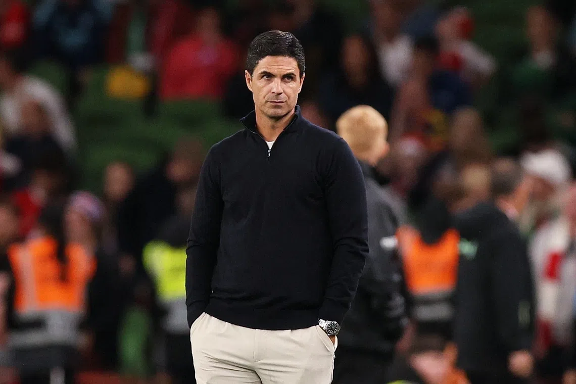 Arsenal manager Mikel Arteta was pleased with the players’ reaction to the pre-season defeat.