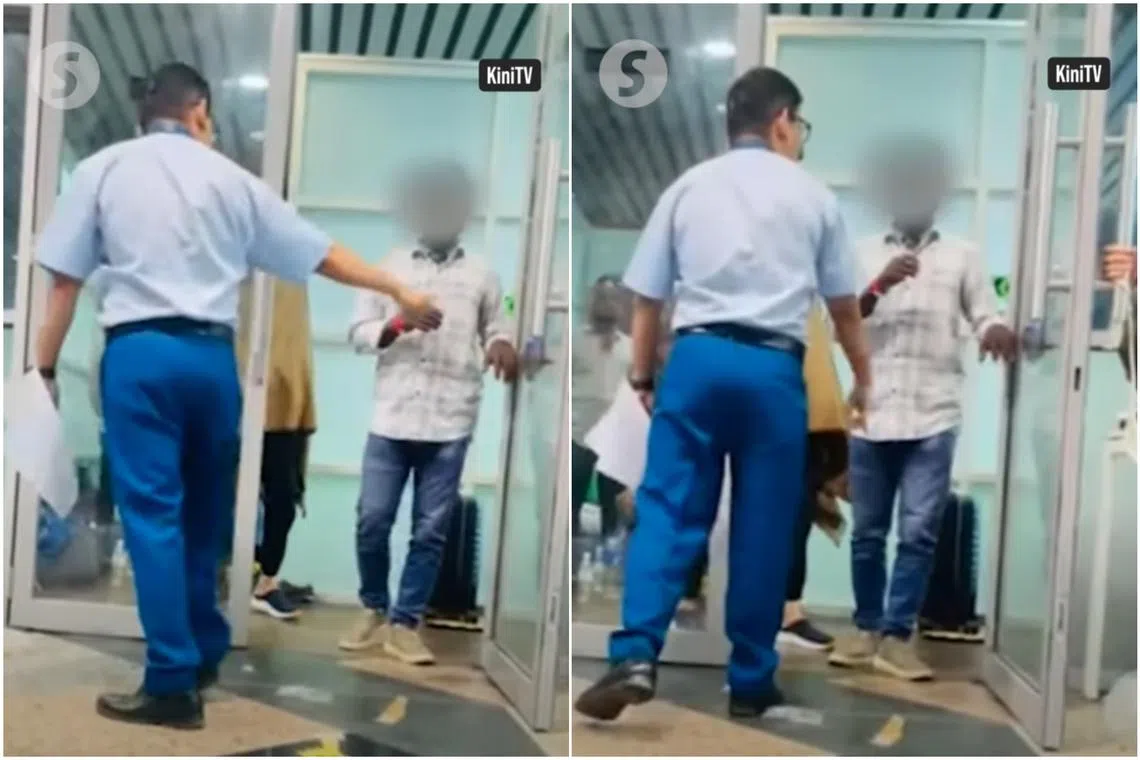 The incident, which occurred on Nov 10, prompted a police report filed by an airline staff member.