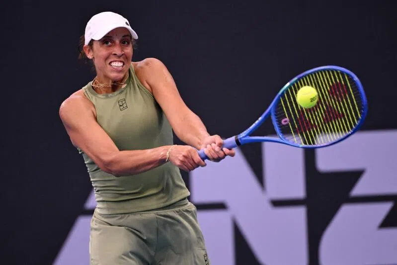 Madison Keys triumphs Czech Republic's Tereza Valentova 6-4, 6-1 in their women's singles match at the Adelaide International on Jan 14.