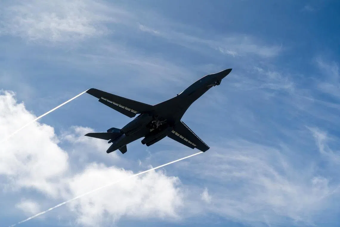 This is the first time the B-1B strategic bomber has been deployed in US-South Korean drills since 2017.