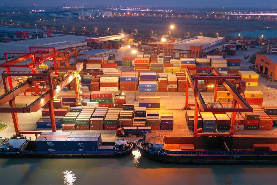 In 2021, China accounted for over 15 per cent of global goods exports. In comparison, Asean’s share was  only 7.8 per cent of global trade.