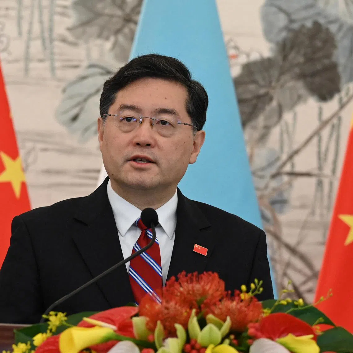 Mr Qin remains a member on the Communist Party’s decision-making central committee.