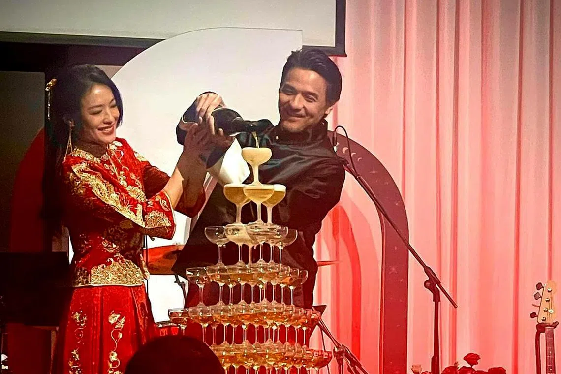 shu19 - Actress Shu Qi and actor-husband Stephen Fung.

Source/ Copyright: SQWHAT/INSTAGRAM