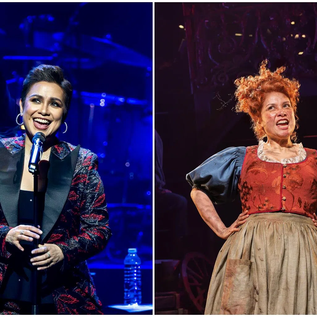 Filipino singer-actress Lea Salonga plays the role of Madame Thenardier in the Les Miserables The Arena Spectacular World Tour at Sands Theatre.