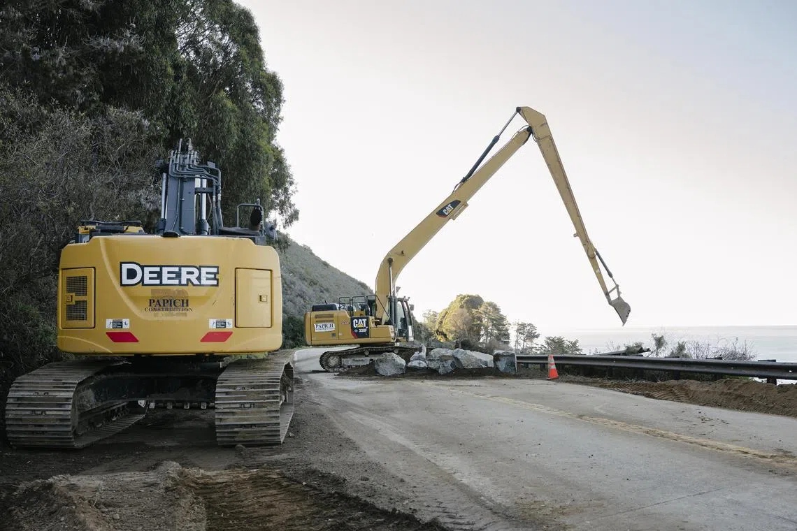Officials said that a section of the highway, from Lime Creek to the north and Limekiln to the south, would remain closed, while crews worked on the affected areas. 