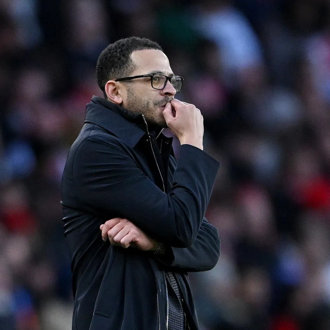 Soccer Football - Premier League - Arsenal v Chelsea - Emirates Stadium, London, Britain - March 1, 2026 Chelsea manager Liam Rosenior REUTERS/Jaimi Joy