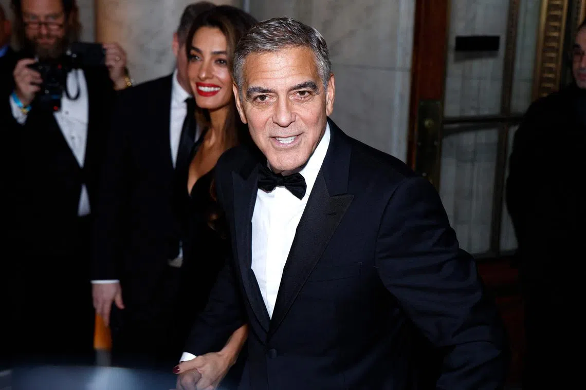 George Clooney (centre) is one of the biggest names expected at the 82nd edition of the world’s longest-running festival.