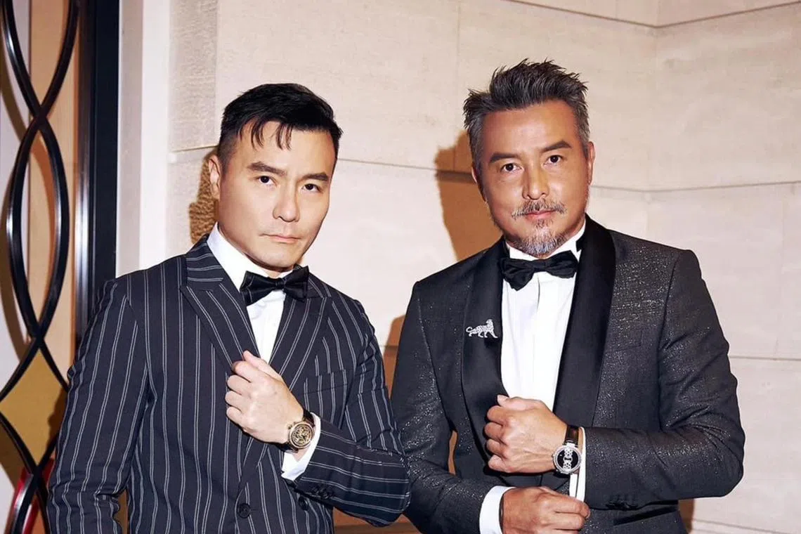 Brothers Frederick Lee (left) and Christopher Lee plan to attend the awards ceremony at the Taipei Music Center, and will likely sit in the same row. 