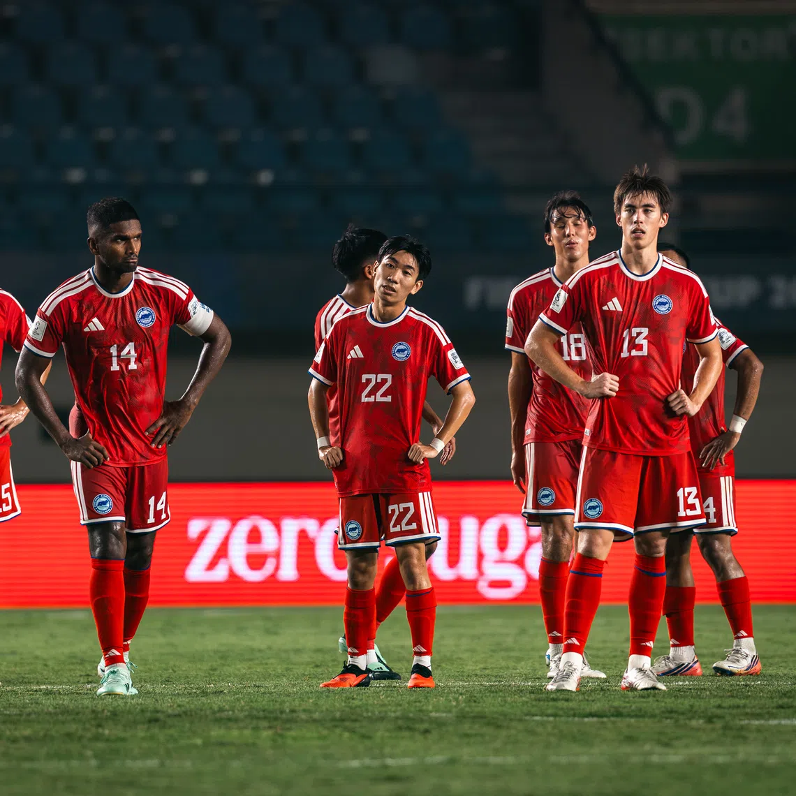 In the face of incessant pressure, the Singapore backline just crumbled as Brazil-born striker Bergson bagged a hat-trick.