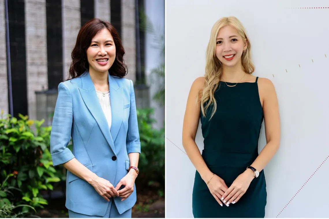  Dr Lynne Lim of NousQ (left) and Ms Marina Tran-Vu, founder of plastic-free brand Equo.