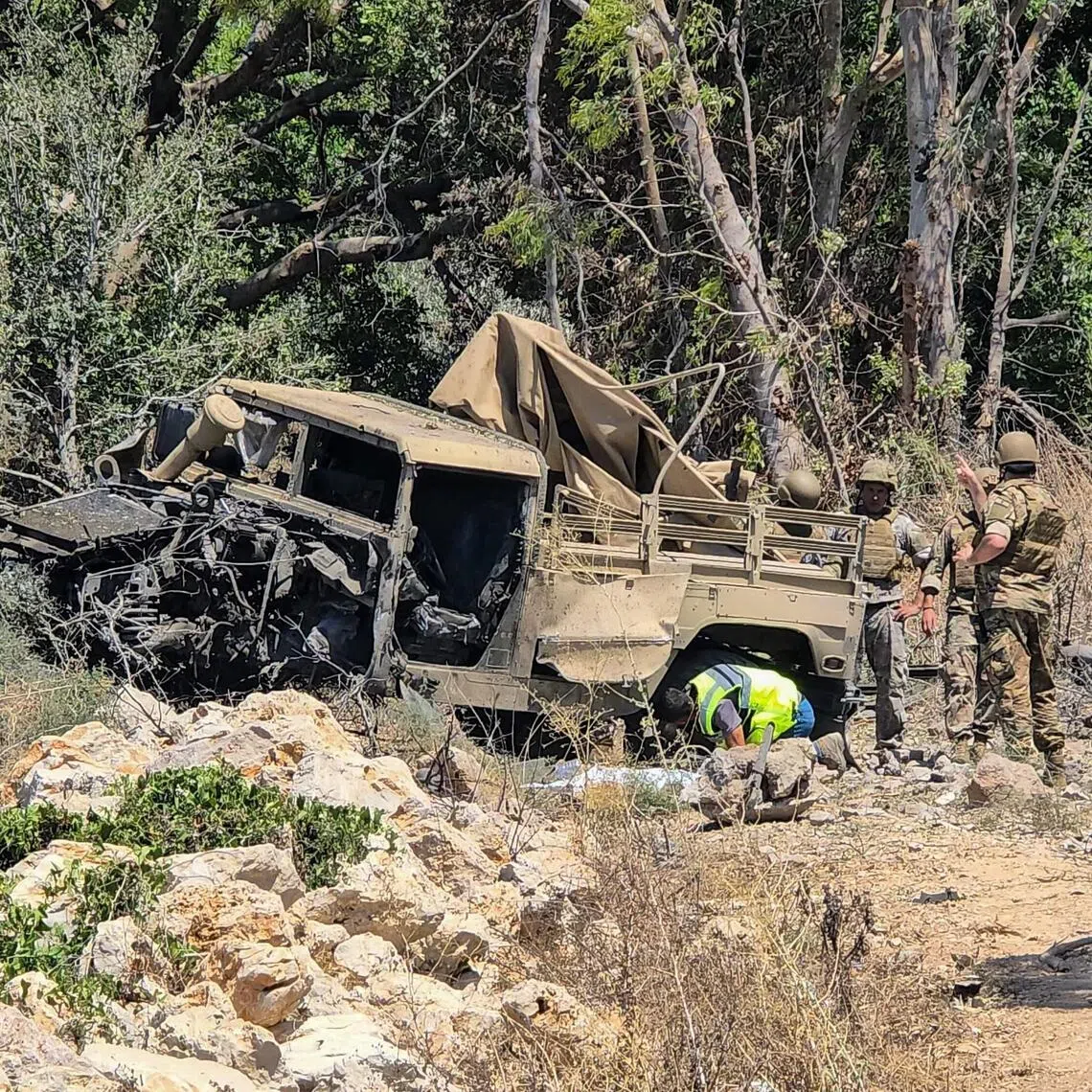 The Lebanese Armed Forces are to assume sole security control of vacated areas and certify that they have been cleared of Hezbollah weapons and infrastructure.