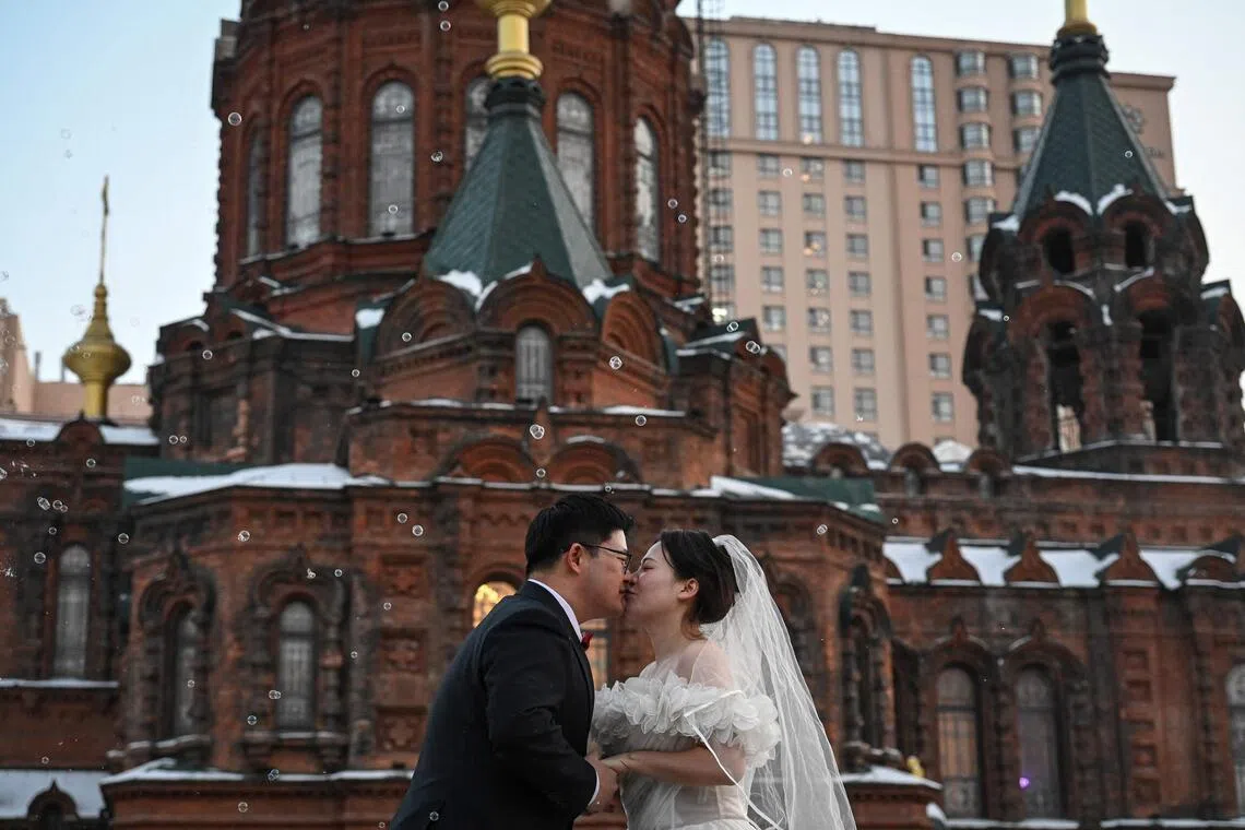 A declining interest in marriage and family among young Chinese is widely blamed on the high cost of childcare and education. 