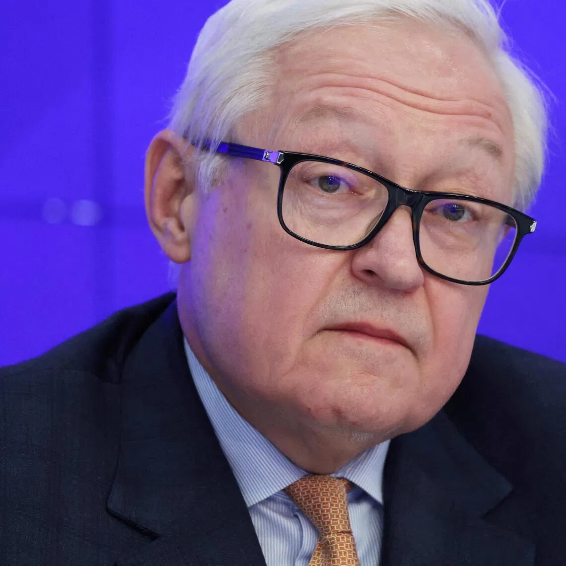 Russia’s Deputy Foreign Minister Sergei Ryabkov attending a press conference in Moscow, Russia, on Nov 26, 2025.