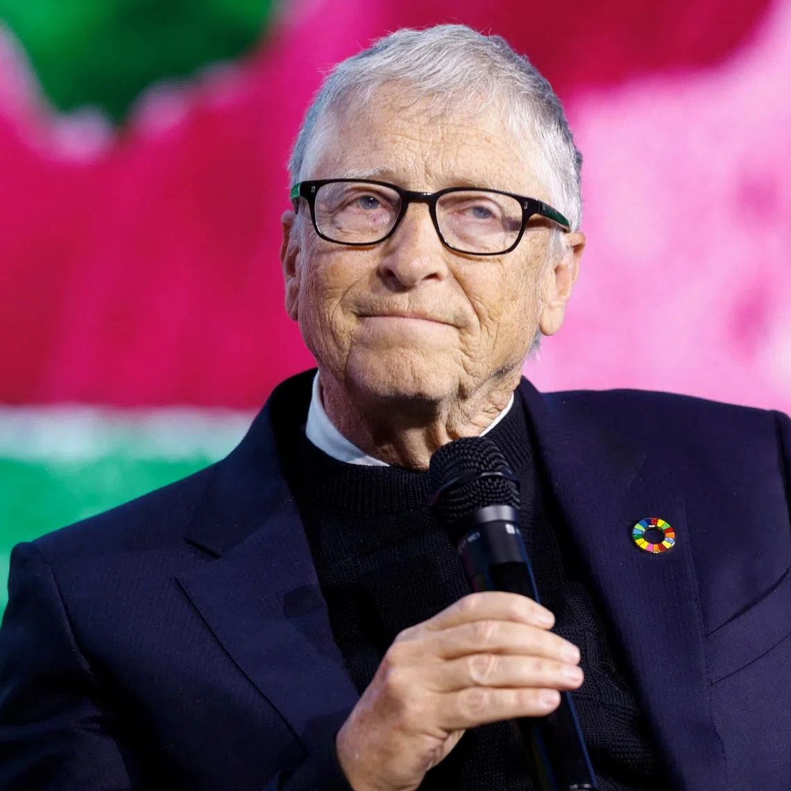FILE PHOTO: Bill Gates speaks during the Gates Foundation's first global Goalkeepers event in the Nordics, which is being held in Stockholm, Sweden, January 22, 2026. TT News Agency/ Stefan Jerrevang via REUTERS      ATTENTION EDITORS - THIS IMAGE WAS PROVIDED BY A THIRD PARTY. SWEDEN OUT. NO COMMERCIAL OR EDITORIAL SALES IN SWEDEN./File Photo