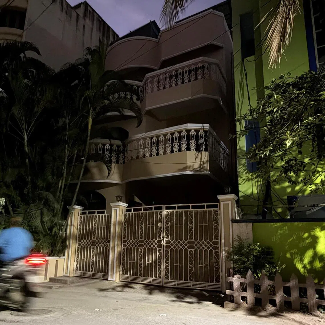 The house one of two gunmen behind the Dec 14 Bondi Beach mass shooting in Hyderabad, India.