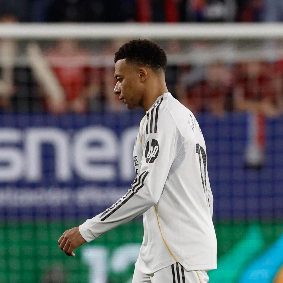 Real Madrid's Kylian Mbappe is the top scorer in both La Liga and the Champions League, but has been hampered by a knee injury since late 2025.