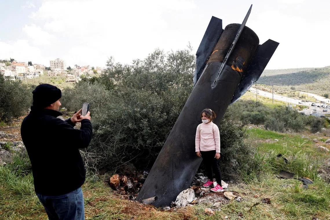 The huge Iranian missile fragments scattered across Israel, West Bank