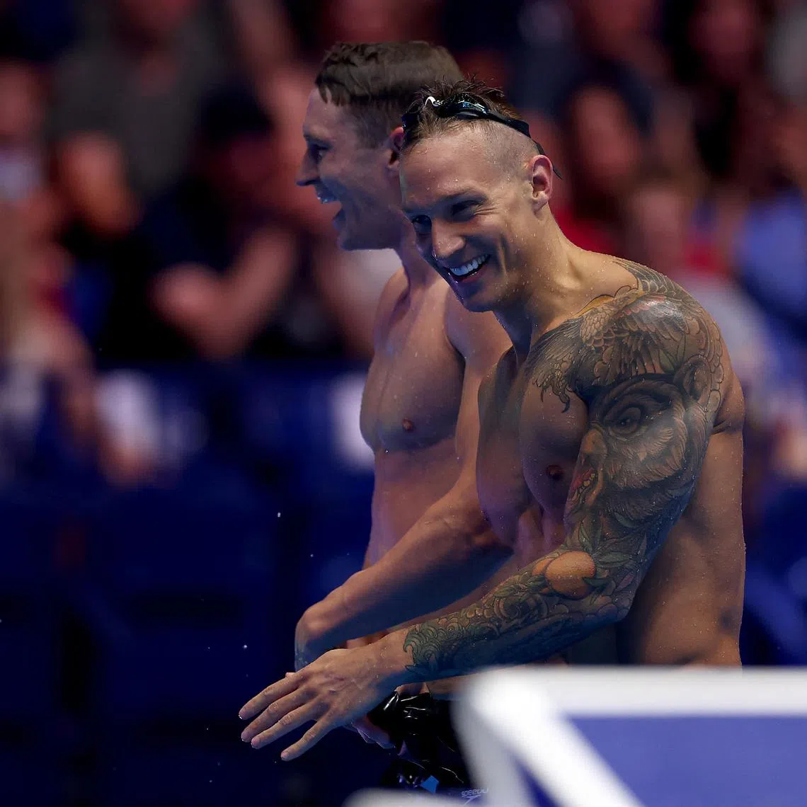 Caeleb Dressel's time of 21.41sec in the 50m free is the fourth-fastest in the world in 2024.